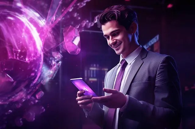 Màn hình slot online và live casino của 789w trên thiết bị di động